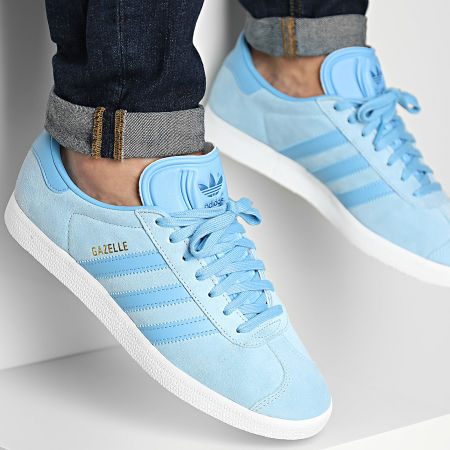 Adidas Originals - Sneakers Gazelle IG4987 Blu chiaro Azzurro Off White