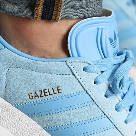 Adidas Originals - Sneakers Gazelle IG4987 Blu chiaro Azzurro Off White