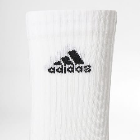 Adidas Performance - Juego de 3 pares de calcetines HT3446 Blanco