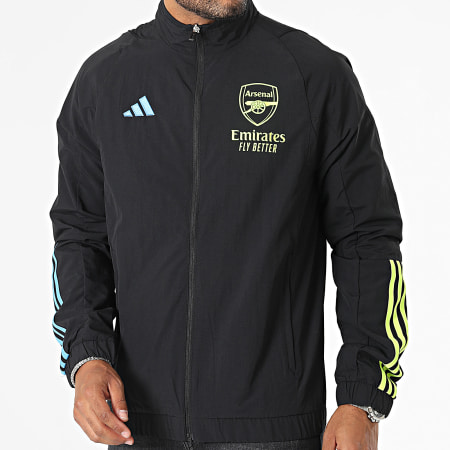 Adidas Sportswear - Veste Zippée Arsenal HZ2157 Noir