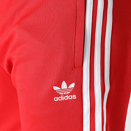 Adidas Originals - Pantalón de chándal con banda IM4543 Rojo