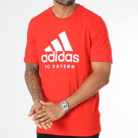Adidas Originals - Tee Shirt Bayern Munich DNA HY3292 Rouge