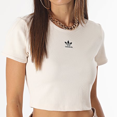 Adidas Originals - Camiseta de mujer IJ7804 Beige