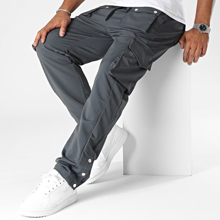 Black Industry - Pantalon Cargo Gris Anthracite