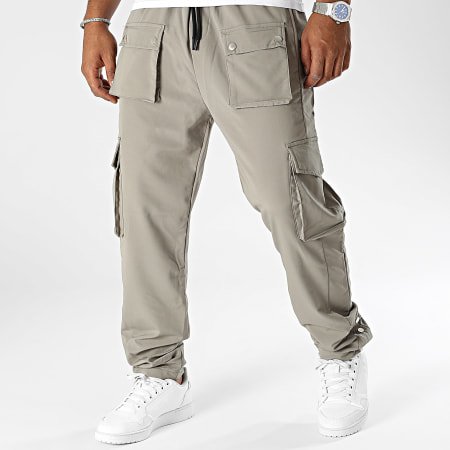 Black Industry - Khaki groene Cargo broek