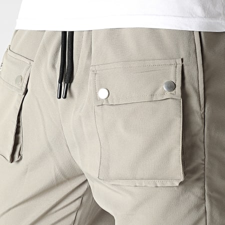 Black Industry - Pantalon Cargo Vert Kaki