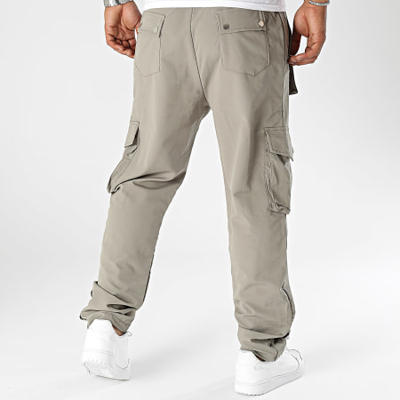 Black Industry - Pantalon Cargo Vert Kaki