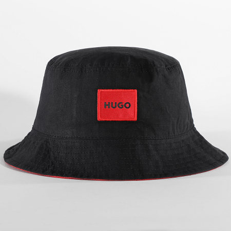 HUGO - Bob Larry 50498018 Negro Rojo Reversible