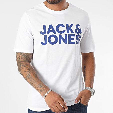 Jack And Jones - Set di 3 camicie nere, bianche, blu e blu marino