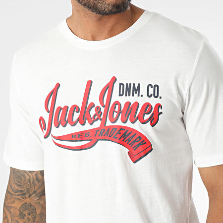 Jack And Jones - Maglietta con logo bianco