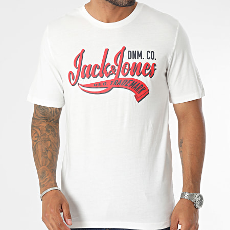 Jack And Jones - Tee Shirt Logo Blanc