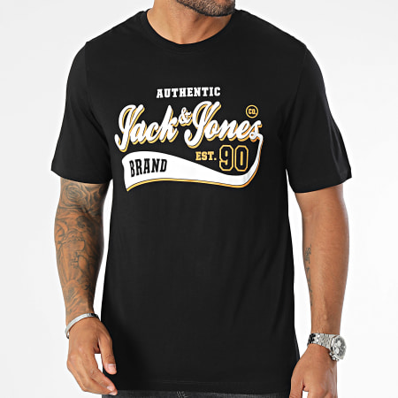 Jack And Jones - Maglietta con logo nero