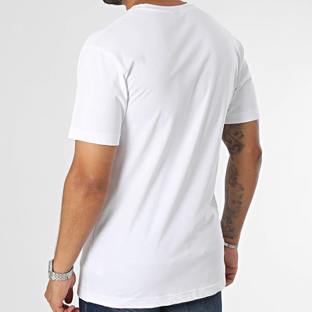 John H - Tee Shirt Poche Blanc Gris