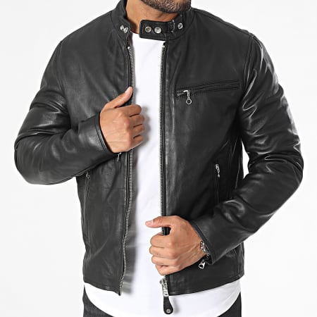 Schott NYC - Veste Cuir LC949D Noir