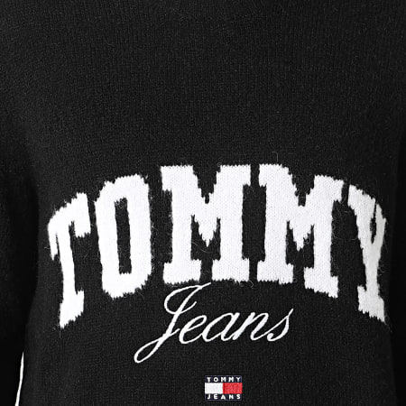 Tommy Jeans - Pull Relax New Varsity 7759 Noir
