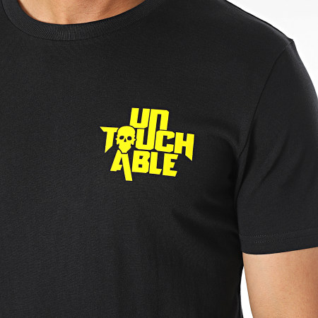 Untouchable - Velvet Logo Tee Negro Amarillo
