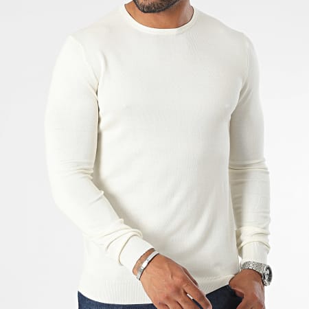 Only And Sons - Pull Wyler Life Blanc