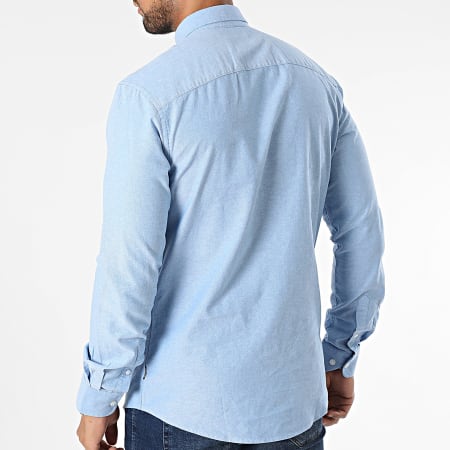Only And Sons - Chemise Manches Longues Alvaro Bleu