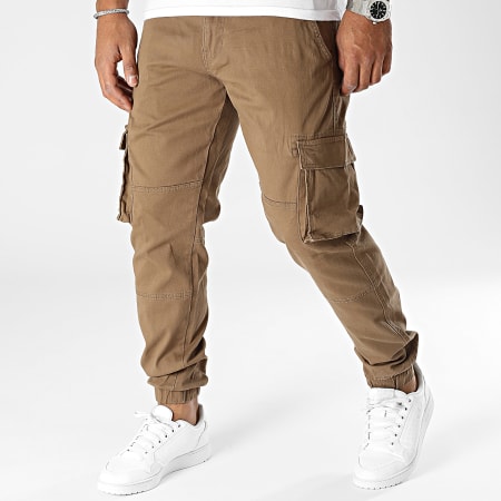 Only And Sons - Pantalon Cargo Cam Stage Marron