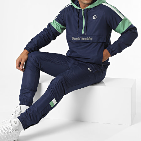 Sergio Tacchini Chandal Cross 40325 Azul Marino Verde Ryses
