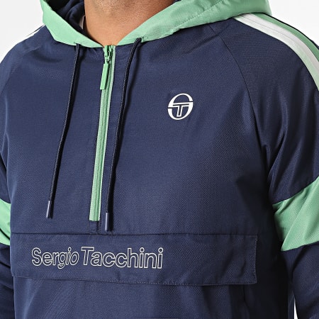 Survêtement Sergio Tacchini ATHA Pour Homme – Coupe Décontractée, Couleur Bleue, Taille M - 5
