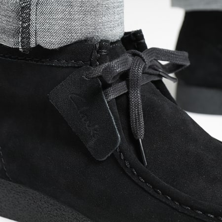 Clarks - Wallabee Evo Zapatos de ante negro