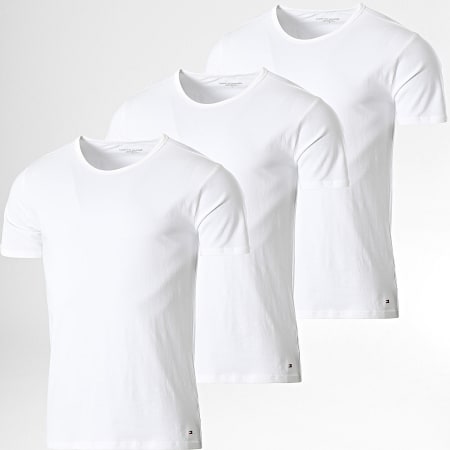 Tommy Hilfiger - Lote de 3 camisetas blancas Premium Essentials 3138
