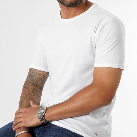 Tommy Hilfiger - Set di 3 magliette Premium Essentials 3138 bianco nero grigio erica