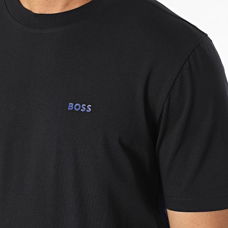 BOSS - Tee Shirt A Bandes Tape 50494529 Noir Bleu