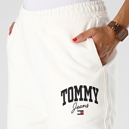 Tommy Jeans - Pantalon Jogging Femme Relax New Varsity 6379 Beige