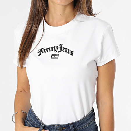 Tommy Jeans - Maglietta BB Grunge da donna 7126 Bianco
