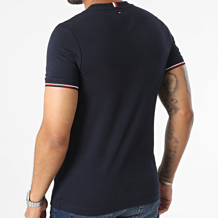 Tommy Hilfiger - Slim Logo Tipped Camiseta 2584 Azul Marino