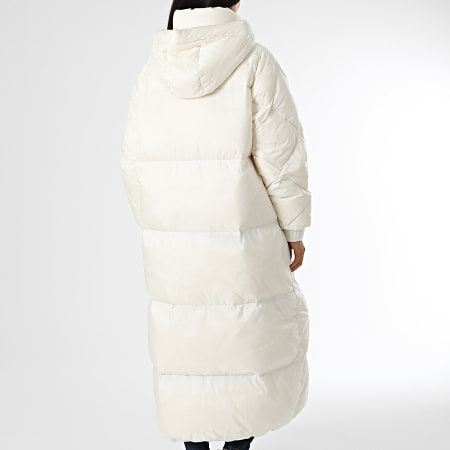Tommy Hilfiger - Cappotto moderno da donna con cappuccio lungo 8918 Bianco