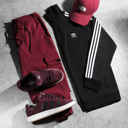 Adidas Originals - Sweat Zippé A Bandes 3 Stripes IL2503 Noir