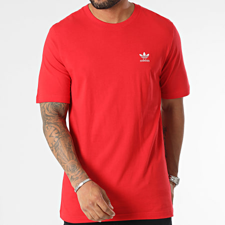 Camiseta adidas originals roja clearance
