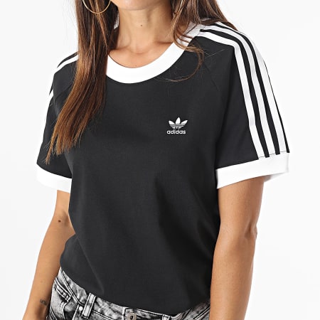 Adidas Originals - Camiseta 3 Rayas IK4051 Negra