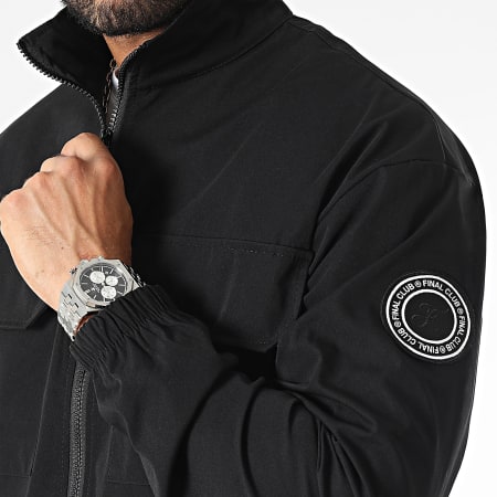 Final Club - Conjunto de chaqueta con cremallera y pantalón de chándal 0033 0031 Negro