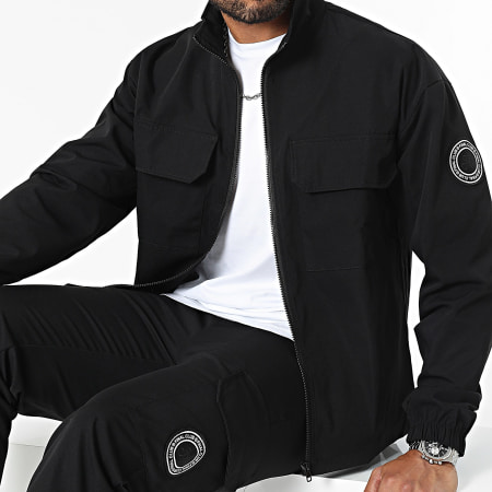 Final Club - Conjunto de chaqueta con cremallera y pantalón de chándal 0033 0031 Negro