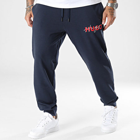 HUGO - Pantalones de chándal combinados 50496981 Azul marino