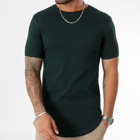 LBO - Tee Shirt Oversize 416 Vert Bouteille