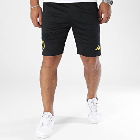 Adidas Sportswear - Juventus IM1868 Pantaloncini da jogging con bande nere