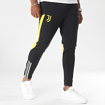 Adidas Performance - Juventus IM1868 Pantalón de chándal con banda amarilla negra
