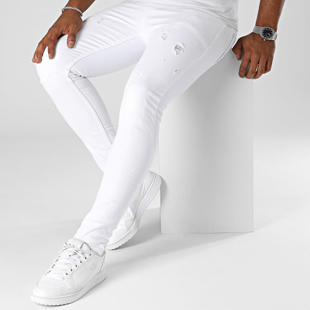 Black Industry - Jean Slim Blanc