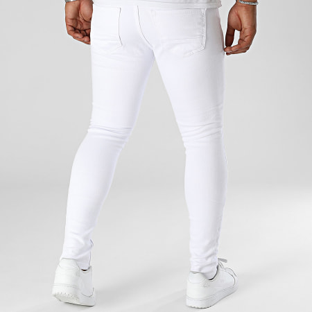 Black Industry - Jean Slim Blanc