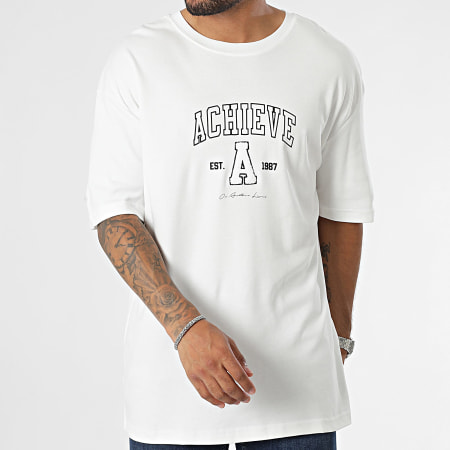 Black Industry - Camiseta blanca oversize