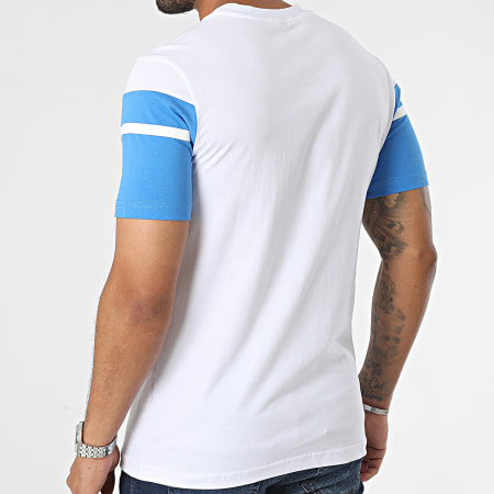 Black Industry - Camiseta blanca azul claro