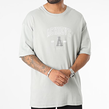 Black Industry - Camiseta oversize gris