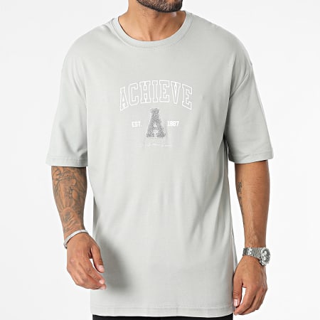 Black Industry - Camiseta oversize gris