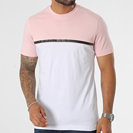 Black Industry - Tee Shirt Blanc Rose