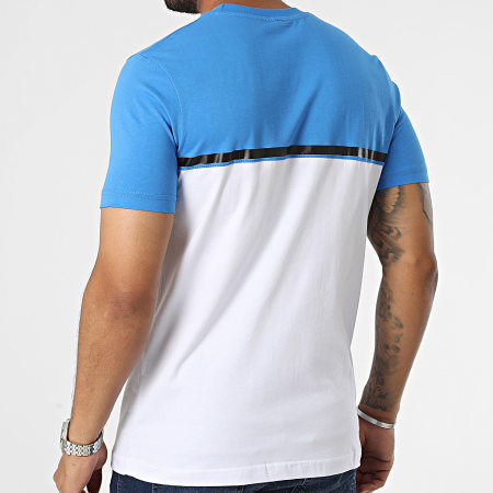 Black Industry - Camiseta blanca azul claro